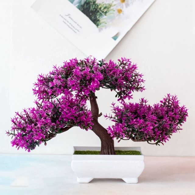 Künstliche Pflanzen Bonsai Kleiner Baum Topf Gefälschte Pflanze Blumen Topf Ornamente Für Zuhause Zimmer Tischdekoration Hotel Garten Dekor