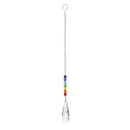Chakra Crystal Chandelier Rainbow Prism Wind Chimes Pendant Rainbow Maker Hanging Chakra Cascade