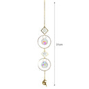 Chakra Crystal Chandelier Rainbow Prism Wind Chimes Pendant Rainbow Maker Hanging Chakra Cascade