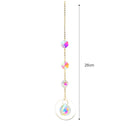 Chakra Crystal Chandelier Rainbow Prism Wind Chimes Pendant Rainbow Maker Hanging Chakra Cascade
