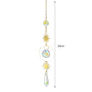 Chakra Crystal Chandelier Rainbow Prism Wind Chimes Pendant Rainbow Maker Hanging Chakra Cascade