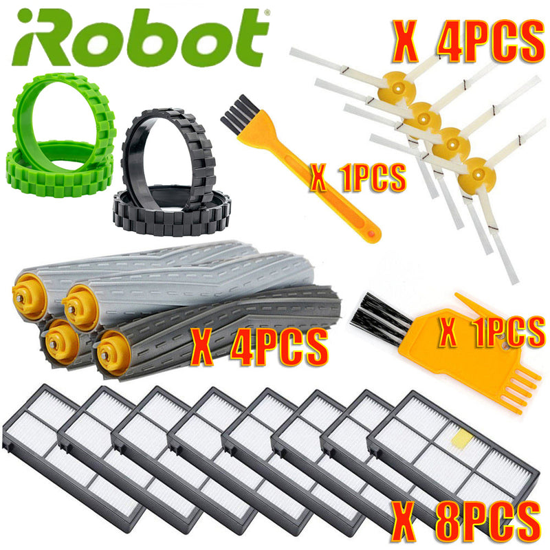 Para IRobot Roomba Parts Kit Series 800 860 865 866 870 871 880 885 886 890 900 960 966 980 - Cepillos y filtros