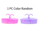 Silicone Head Body To Wash Clean Care Hair Root Itching Scalp Massage Comb Shower Brush Bath Spa Anti-Dandruff Shampoo