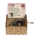 Wood Carving and Color Printing Music Box for Deautiful Wife, Daughter/Son Holiday Gift Christmas gift You Are My Sunshine Music