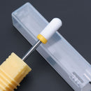 Fresa de cerámica para manicura, brocas para uñas, limas eléctricas para uñas, brocas de molienda rosa y azul, accesorios para fresas