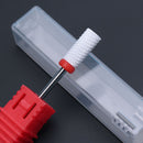 Fresa de cerámica para manicura, brocas para uñas, limas eléctricas para uñas, brocas de molienda rosa y azul, accesorios para fresas