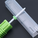 Fresa de cerámica para manicura, brocas para uñas, limas eléctricas para uñas, brocas de molienda rosa y azul, accesorios para fresas