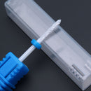 Fresa de cerámica para manicura, brocas para uñas, limas eléctricas para uñas, brocas de molienda rosa y azul, accesorios para fresas