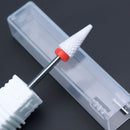 Fresa de cerámica para manicura, brocas para uñas, limas eléctricas para uñas, brocas de molienda rosa y azul, accesorios para fresas