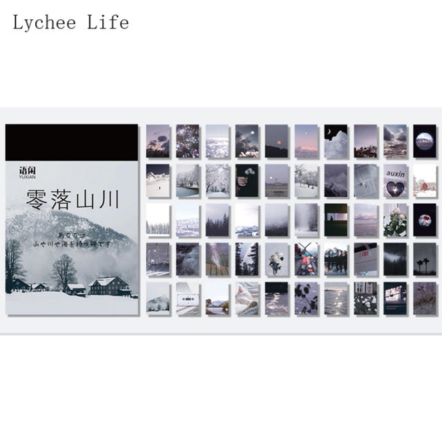 Lychee Life Flower Plants Washi Paper Note Stickers Sticky Scrapbooking Junk Journal Happy Planner Label Decoration