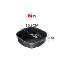 Air Fryer Accessories Square Non-stick Cake Pizza Mould Baking Pan Oven 6/7/9in Home Kitchen Bar Induction Cooker Cooking Tools