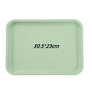 Exquisite Nordic Creative Multi-Function Rectangular Plastic Serving Tray Kitchen Organizer Home Kitchen Fruit Dessert Tray