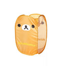 Cesto de ropa sucia plegable, cesta de clasificación de ropa sucia de malla abierta emergente de dibujos animados, juguetes para niños, organizador de caja de almacenamiento para el hogar Sundrie