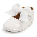 Neugeborene Babyschuhe Baby Jungen Mädchen Schuhe Mädchen Klassische Bowknot Gummisohle Anti-Rutsch PU Kleid Schuhe Erste Wanderer Kleinkind Krippe Schuhe