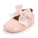 Neugeborene Babyschuhe Baby Jungen Mädchen Schuhe Mädchen Klassische Bowknot Gummisohle Anti-Rutsch PU Kleid Schuhe Erste Wanderer Kleinkind Krippe Schuhe