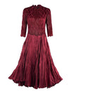 LANMREM, vestido de mujer con pliegues, diseño de moda, vestidos elegantes sueltos de manga larga para mujer, primavera otoño 2022 2D1464