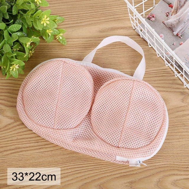 Machine-wash Special Home Use Polyester Anti-deformation Bra Mesh Bags Laundry Brassiere Bag Cleaning Underwear