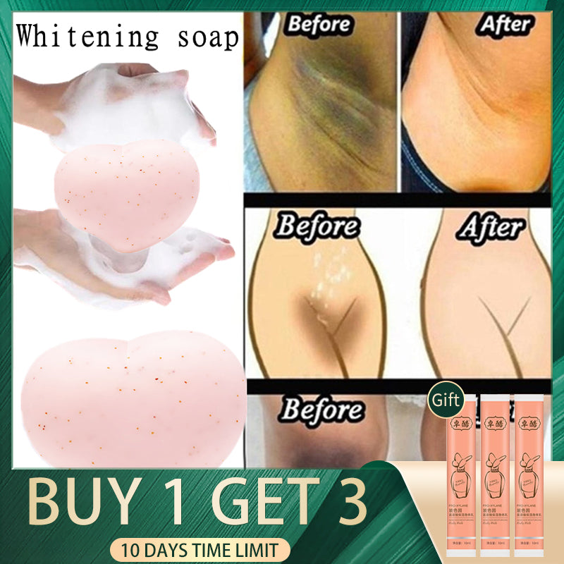 80 g OMY LADY Rapid Skin Bleaching Cream Soap Achselhöhlen/Leistenaufhellung Pfirsichduft Feminines Intimwasch-Körperpeeling