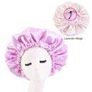 Nuevo gorro de satén liso para mujer, gorro grande sedoso a la moda para mujer, gorro para dormir, gorro para la cabeza, accesorios para envolver el cabello, venta al por mayor