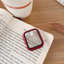 Funda protectora de pantalla para Apple Watch Series 7 6 SE 5 4 3 44mm 40mm 45mm iwatch 42mm 38mm vidrio + cubierta Apple Watch Accesorios