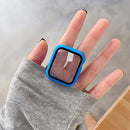 Funda protectora de pantalla para Apple Watch Series 7 6 SE 5 4 3 44mm 40mm 45mm iwatch 42mm 38mm vidrio + cubierta Apple Watch Accesorios