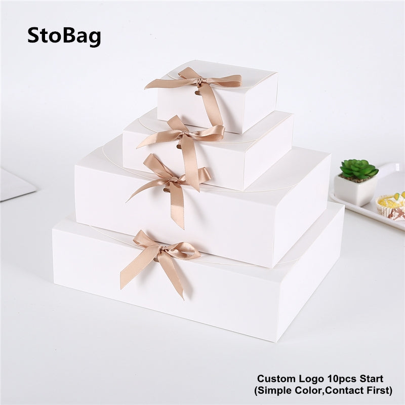StoBag 5pcs Gift Box Event &amp; Party Supplies Packaging Wedding Birthday Hnadmade Candy Chocolate Valentines Day Favors Clothes