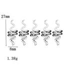 5 unids/pack diferentes 49 estilos encantos pelo trenza Dread Dreadlock cuentas Clips puños anillos joyería Dreadlock cierres Accesorios