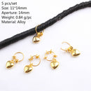 5 unids/pack diferentes 49 estilos encantos pelo trenza Dread Dreadlock cuentas Clips puños anillos joyería Dreadlock cierres Accesorios