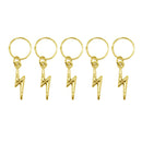 5 unids/pack diferentes 49 estilos encantos pelo trenza Dread Dreadlock cuentas Clips puños anillos joyería Dreadlock cierres Accesorios