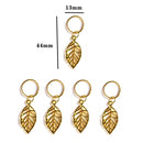 5 unids/pack diferentes 49 estilos encantos pelo trenza Dread Dreadlock cuentas Clips puños anillos joyería Dreadlock cierres Accesorios