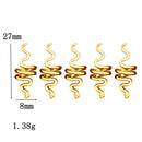 5 unids/pack diferentes 49 estilos encantos pelo trenza Dread Dreadlock cuentas Clips puños anillos joyería Dreadlock cierres Accesorios