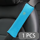 Car Accessories Seat Belt Pu Leather Safety Belt Shoulder Cover Breathable Protection Seat Belt Padding Pad Auto Interior Access