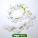 Green Eucalyptus Leaves Garland Wisteria Artificial Flowers Rattan Fake Plant Silk Leaf Vines For Wedding Birthday Party Decor