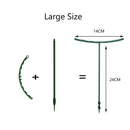 2/4/6pc Plastic Plant Support Pile Stand for Flowers Greenhouse Arrangement Rod Holder Orchard Garden Bonsai Tool invernadero