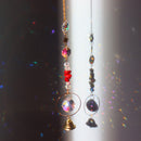 Crystal Star Hexagon Diamond Prisms Hanging Rainbow Chaser Lighting Accessories for Window Curtains Pendant Home Garden Decor