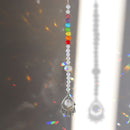 Crystal Star Hexagon Diamond Prisms Hanging Rainbow Chaser Lighting Accessories for Window Curtains Pendant Home Garden Decor
