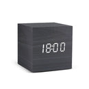 Relojes USB/AAA LED Despertador de madera Reloj de mesa Control de voz Despertador de madera digital Mesa de escritorio electrónica Decoración 2022