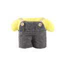 Weiche Cartoon Mini Gelbe Ente Plüschtier Kleidung Niedliche Plüschpuppen für 30 cm Gelbe Ente Kinderspielzeug Geburtstagsgeschenke Zubehör