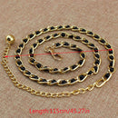 105 cm Bund Hosen Klassische Taille Kette Liebe Herz Hohl Gürtel Für Frauen Hip Hop Stil Mode Feine Taille Gürtel 2020 Trendy