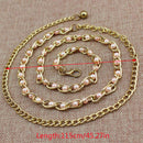 105 cm Bund Hosen Klassische Taille Kette Liebe Herz Hohl Gürtel Für Frauen Hip Hop Stil Mode Feine Taille Gürtel 2020 Trendy