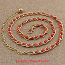 105 cm Bund Hosen Klassische Taille Kette Liebe Herz Hohl Gürtel Für Frauen Hip Hop Stil Mode Feine Taille Gürtel 2020 Trendy