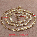 105 cm Bund Hosen Klassische Taille Kette Liebe Herz Hohl Gürtel Für Frauen Hip Hop Stil Mode Feine Taille Gürtel 2020 Trendy