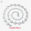 105 cm Bund Hosen Klassische Taille Kette Liebe Herz Hohl Gürtel Für Frauen Hip Hop Stil Mode Feine Taille Gürtel 2020 Trendy