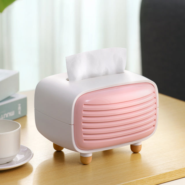 Tissue Storage Box Napkin Holder Multifunctional Sundries Storage Ontainer Living Room Stationery Organizer Box for Home Office