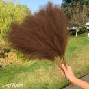 1Pcs Artificial Pampas Grass Home Room Decor Simulation Reed Flower Bouquet DIY Wedding Decoration Birthday Party Supplies