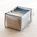 Fordable Jeans Storage Box Separation Clothes Underwear Pants Compartment Storage Closet Drawer Wardrobe Divider Home Organizer