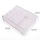 Fordable Jeans Storage Box Separation Clothes Underwear Pants Compartment Storage Closet Drawer Wardrobe Divider Home Organizer