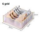Fordable Jeans Storage Box Separation Clothes Underwear Pants Compartment Storage Closet Drawer Wardrobe Divider Home Organizer