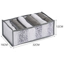 Fordable Jeans Storage Box Separation Clothes Underwear Pants Compartment Storage Closet Drawer Wardrobe Divider Home Organizer