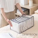 Fordable Jeans Storage Box Separation Clothes Underwear Pants Compartment Storage Closet Drawer Wardrobe Divider Home Organizer